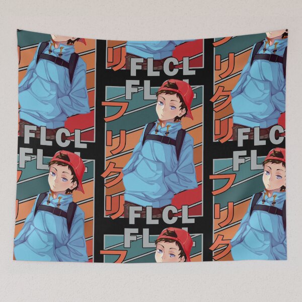 Item preview, Naota Nandaba FLCL Retro Stripe Design designed and sold by Wafusaurus.