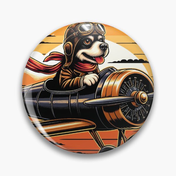 Item preview, pilot dog ,sunset designed and sold by panshop20.