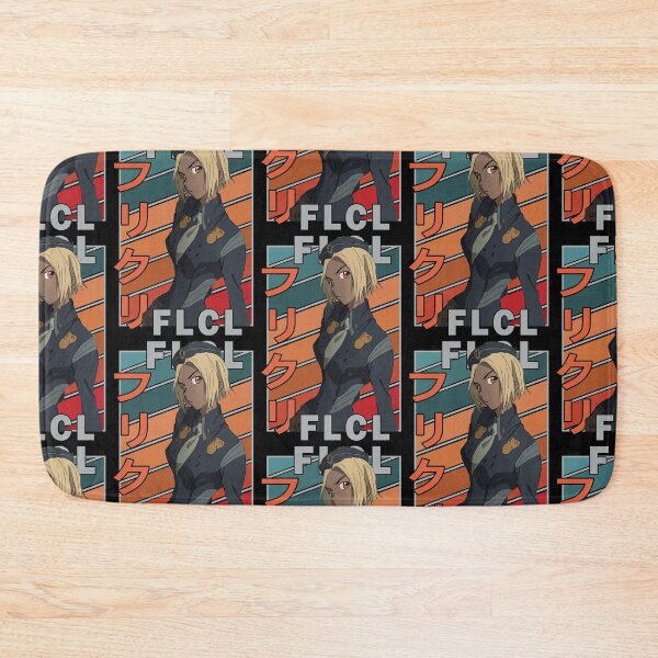 Item preview, Lieutenant Kitsurubami FLCL Retro Stripe Design designed and sold by Wafusaurus.