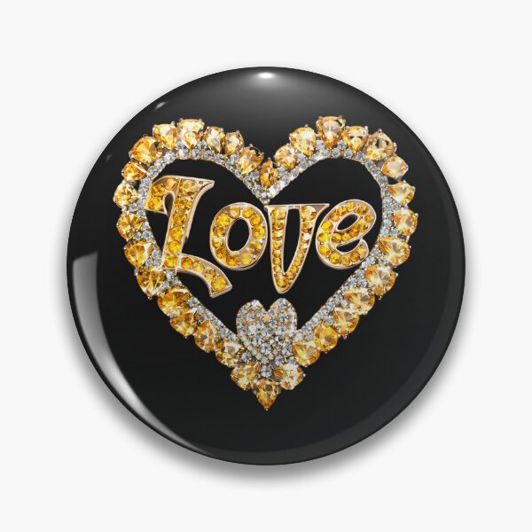Item preview, Radiant Affection: Glistening Heart designed and sold by AI-Only Creations.