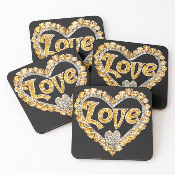 Item preview, Radiant Affection: Glistening Heart designed and sold by AI-Only Creations.