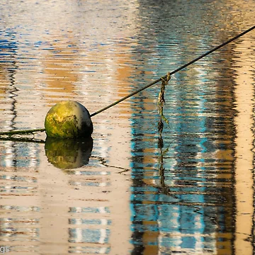 Artwork thumbnail, Reflection at Ropetackle... by wigs