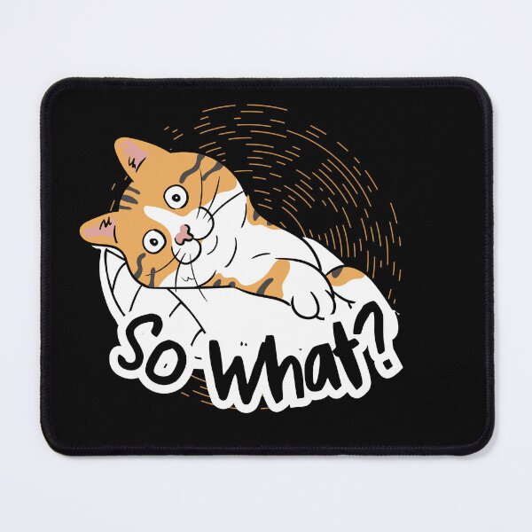 Item preview, So What? Cat on the pillow designed and sold by dmtdc.