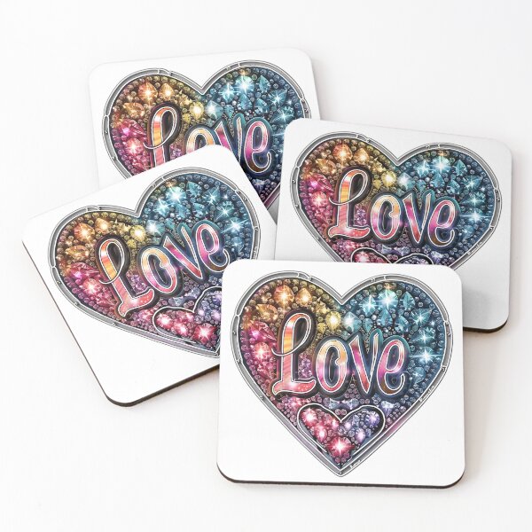 Item preview, Diamond Glow: Heart's Affection designed and sold by AI-Only Creations.