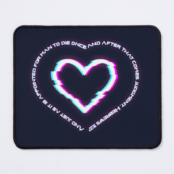 Item preview, Hebrews 9:27 (Glitchy Heart) designed and sold by SaintGraphix.