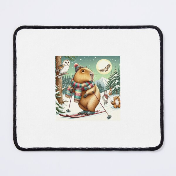 Item preview, Capybara at Ski Resort2 designed and sold by Capybara Art Lover.