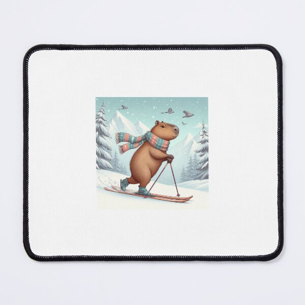 Item preview, Capybara at Ski Resort3 designed and sold by Capybara Art Lover.