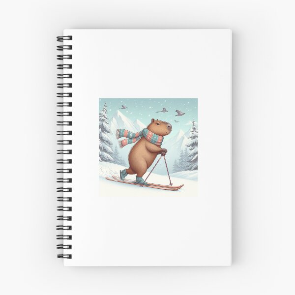 Item preview, Capybara at Ski Resort3 designed and sold by Capybara Art Lover.