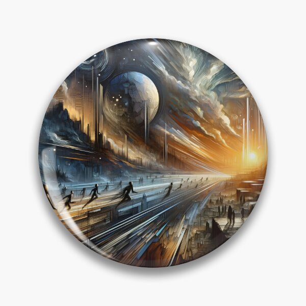 Item preview, Dawn of Epochs – Futuristic Dystopian Cave Art designed and sold by BeNiceOrDie.