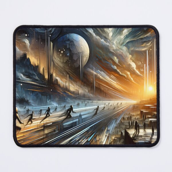 Item preview, Dawn of Epochs – Futuristic Dystopian Cave Art designed and sold by BeNiceOrDie.