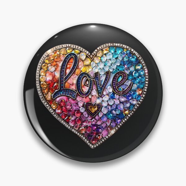 Item preview, Vibrant Embrace: Love's Spectrum designed and sold by AI-Only Creations.