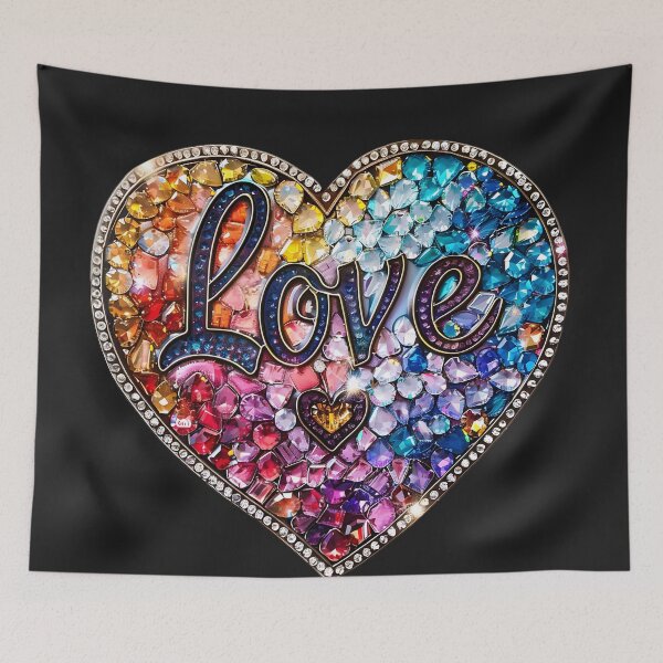 Item preview, Vibrant Embrace: Love's Spectrum designed and sold by AI-Only Creations.