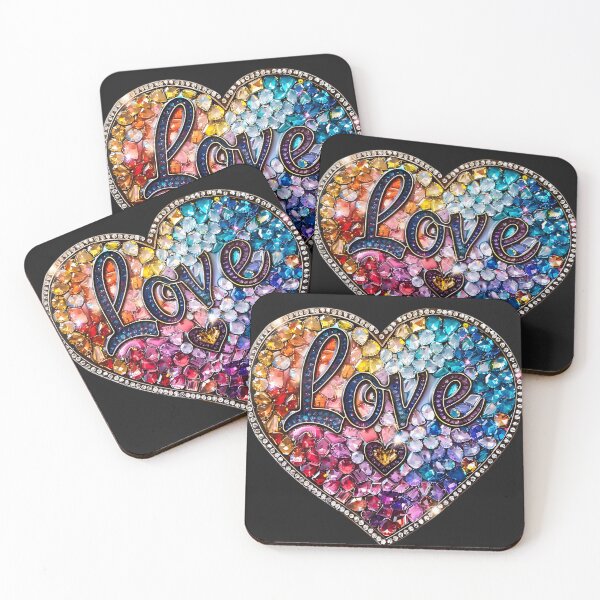 Item preview, Vibrant Embrace: Love's Spectrum designed and sold by AI-Only Creations.
