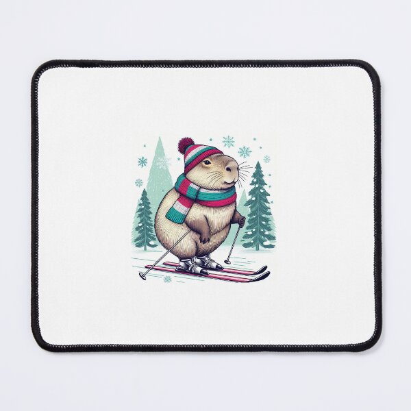 Item preview, Capybara at Ski Resort6 designed and sold by Capybara Art Lover.
