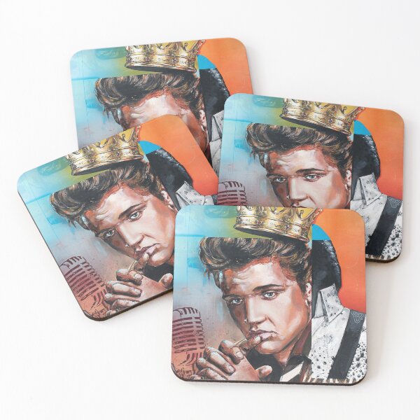 Item preview, Elvis popart painting designed and sold by GalleryKauffeld.