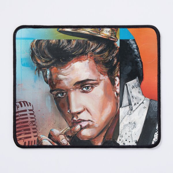 Item preview, Elvis popart painting designed and sold by GalleryKauffeld.