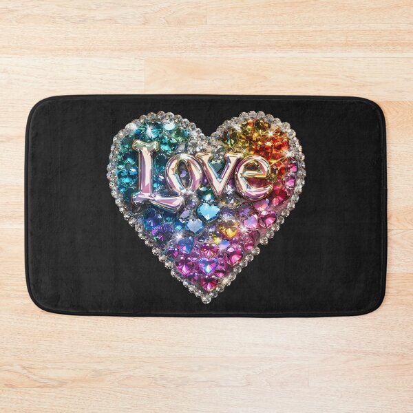 Item preview, Golden Love: Heart's Glimmer designed and sold by AI-Only Creations.