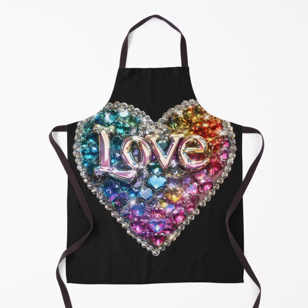 Item preview, Golden Love: Heart's Glimmer designed and sold by AI-Only Creations.