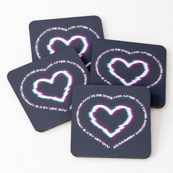 Item preview, Hebrews 9:27 (Glitchy Heart) designed and sold by SaintGraphix.
