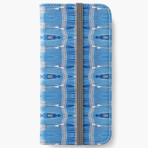 Pattern, tracery, weave, template, routine, stereotype, gauge, mold iPhone Wallet