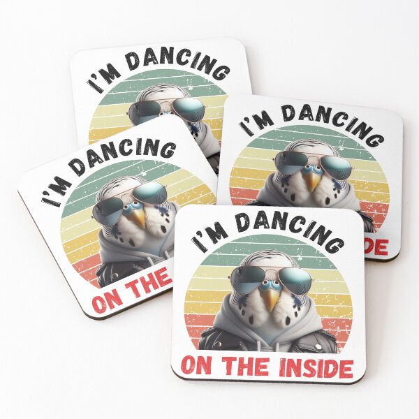 Item preview, Dancing On The Inside - Budgie Style designed and sold by MaisonXDesigns.