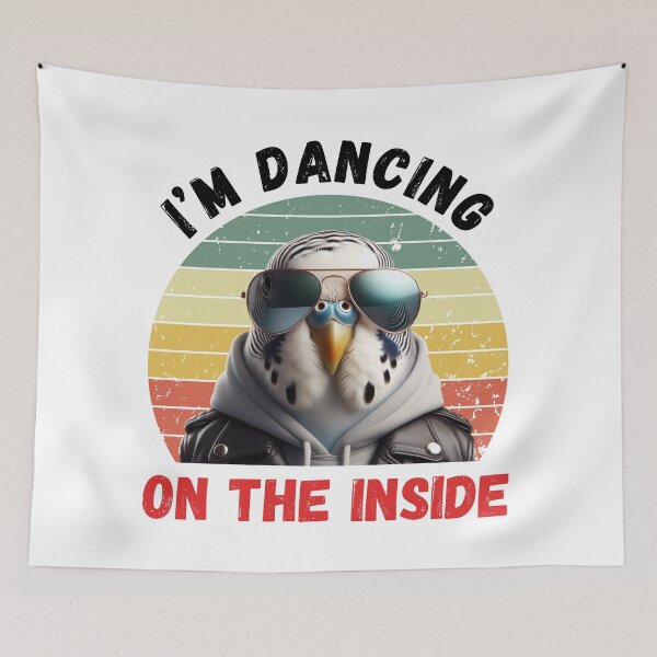 Item preview, Dancing On The Inside - Budgie Style designed and sold by MaisonXDesigns.