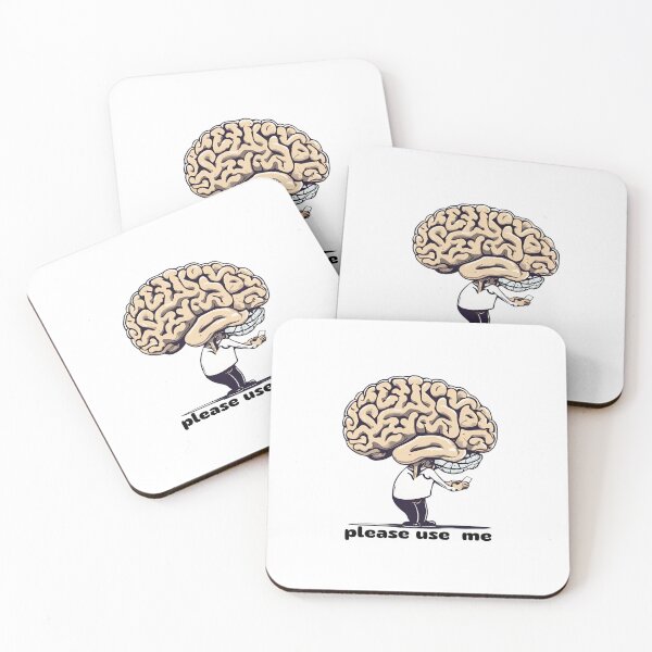 Item preview, Use your brain, sarcastic, dark humor, funny designed and sold by LaughandLaugh.