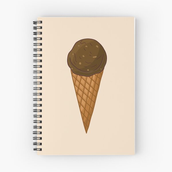 Item preview, Helado de chocolate con mantequilla de maní y maní picado en cono de waffle. designed and sold by olivepine69.