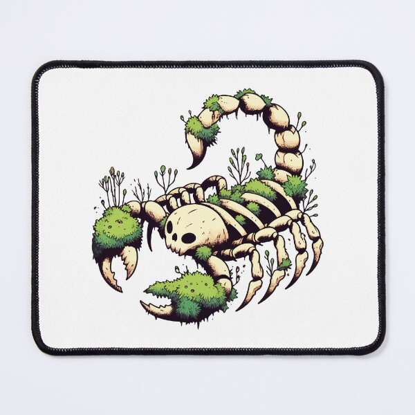 Item preview, Skull Bones Scorpion Overgrown With Moss Plants designed and sold by TomFrontierArt.