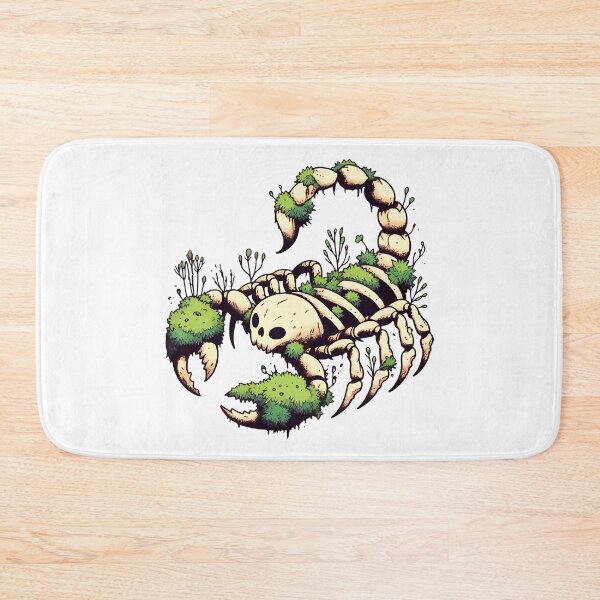 Item preview, Skull Bones Scorpion Overgrown With Moss Plants designed and sold by TomFrontierArt.