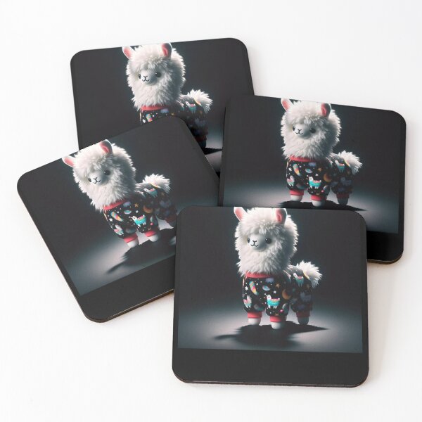 Item preview, Llama Pajamas - Adorable and Cozy Printed Image for Trendy Products designed and sold by Gatsbird Design.