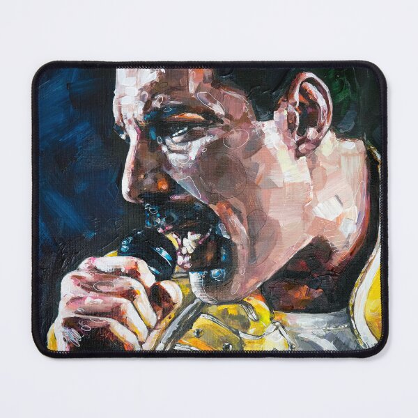 Item preview, Freddie yellow jacket painting designed and sold by GalleryKauffeld.