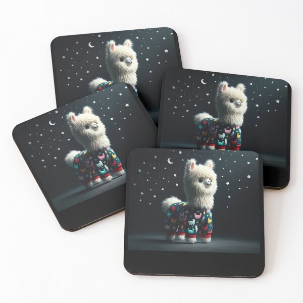 Item preview, Llama Pajamas: Cute and Cozy Image for Your Products designed and sold by Gatsbird Design.