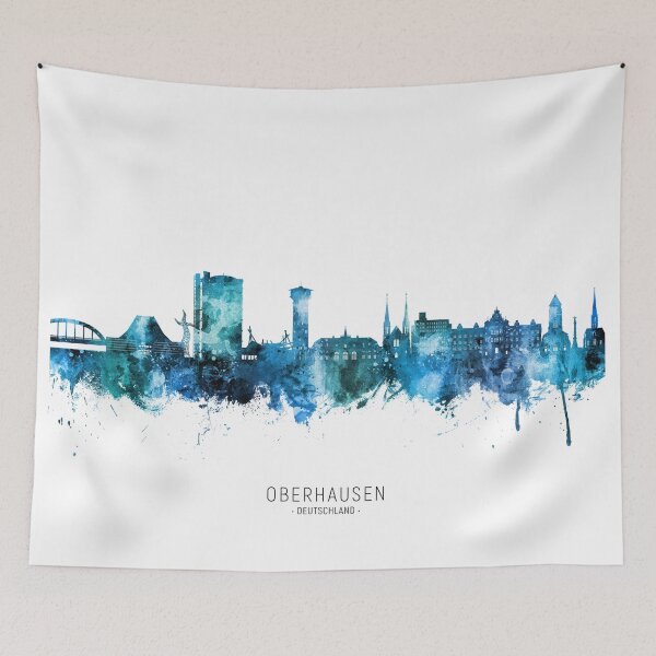 Item preview, Oberhausen Germany Skyline designed and sold by ArtPrints.