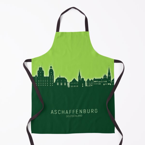 Artikelvorschau, Aschaffenburg Deutschland Skyline entworfen und verkauft von ArtPrints.