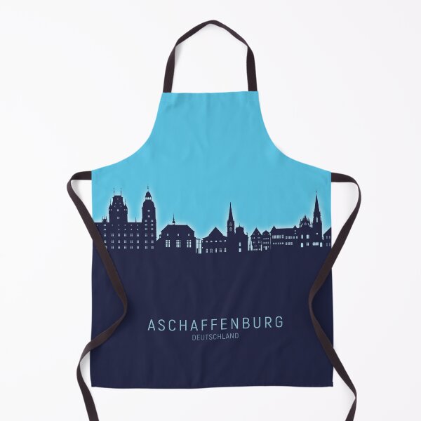 Artikelvorschau, Aschaffenburg Deutschland Skyline entworfen und verkauft von ArtPrints.