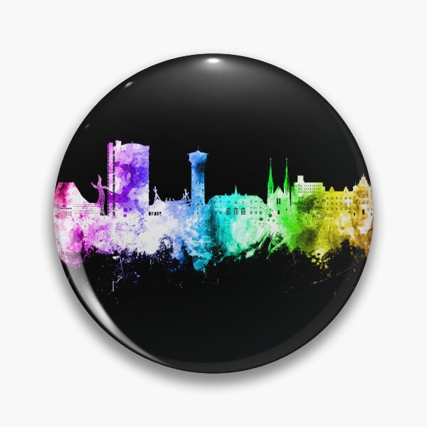 Item preview, Oberhausen Germany Skyline designed and sold by ArtPrints.