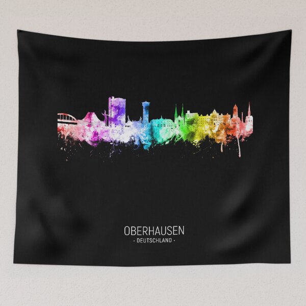 Item preview, Oberhausen Germany Skyline designed and sold by ArtPrints.