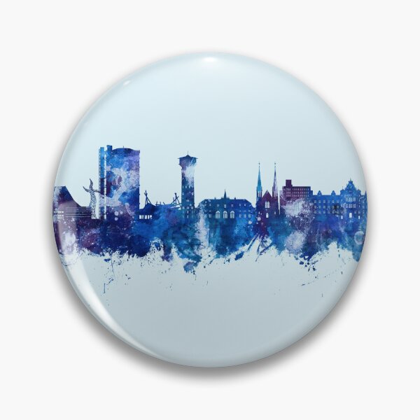 Item preview, Oberhausen Germany Skyline designed and sold by ArtPrints.
