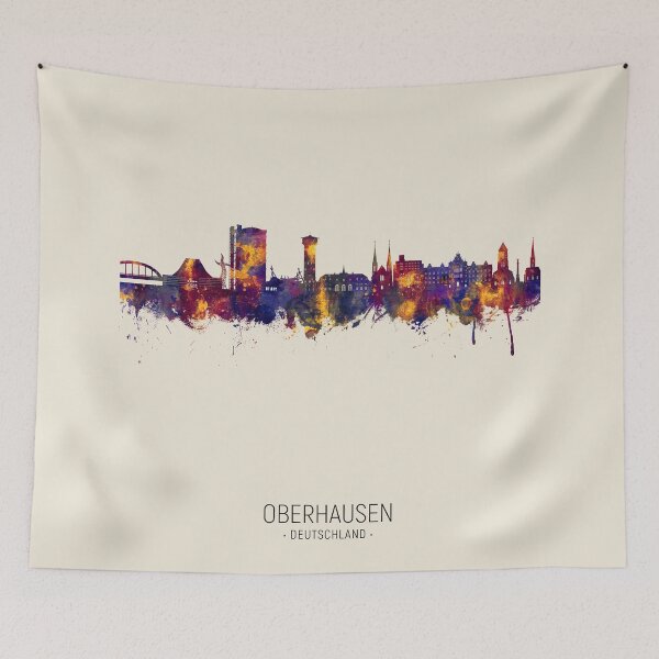 Item preview, Oberhausen Germany Skyline designed and sold by ArtPrints.