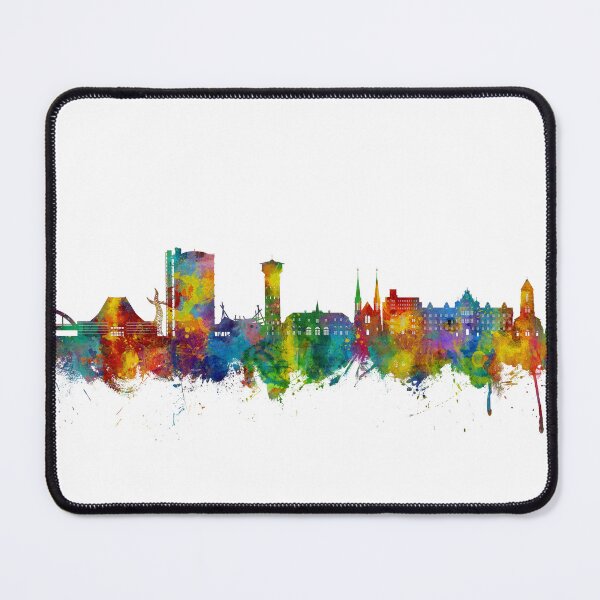 Item preview, Oberhausen Germany Skyline designed and sold by ArtPrints.