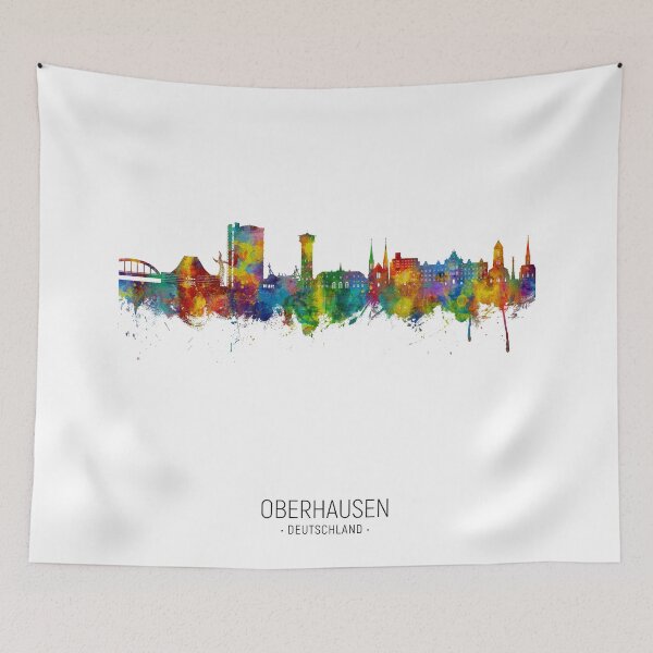 Item preview, Oberhausen Germany Skyline designed and sold by ArtPrints.
