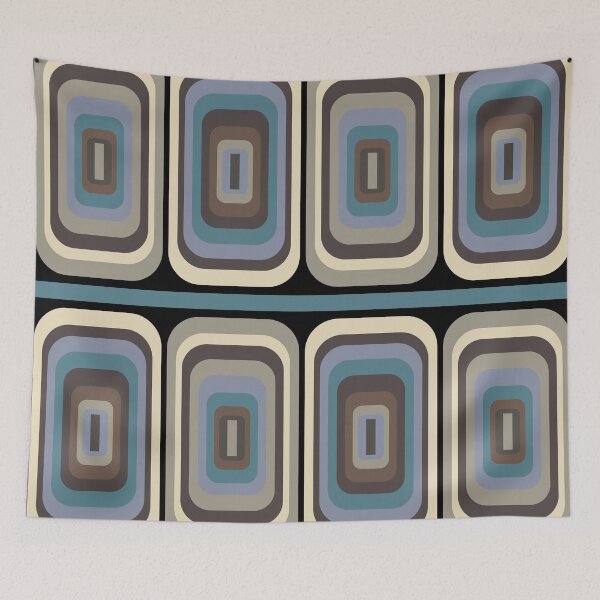 Item preview, retro abstract 1970s pattern designed and sold by pauloneill-art.
