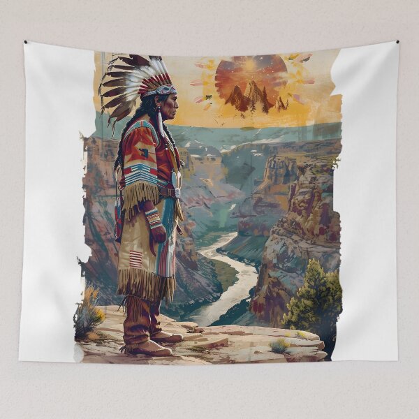 Item preview, Echoes of Heritage: A Native American Odyssey designed and sold by AI-Only Creations.