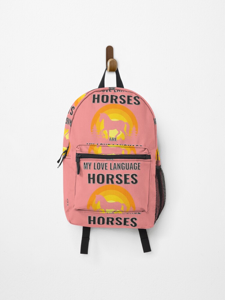 Thumbnail 1 of 3, Backpack, Horses designed and sold by Rajasekar.