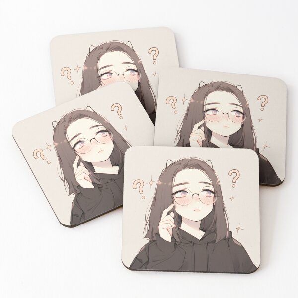 Item preview, Wondering Manga Girl designed and sold by CoolMantras.