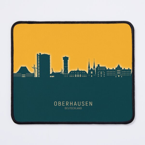Item preview, Oberhausen Germany Skyline designed and sold by ArtPrints.