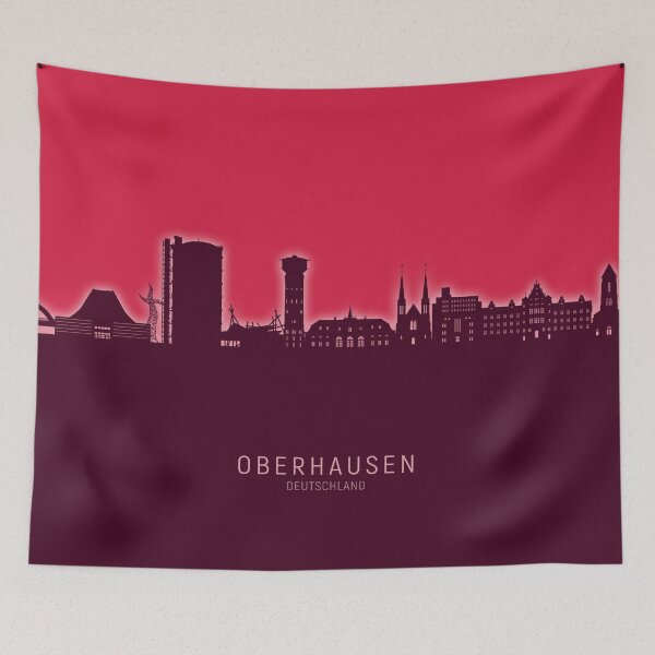 Item preview, Oberhausen Germany Skyline designed and sold by ArtPrints.