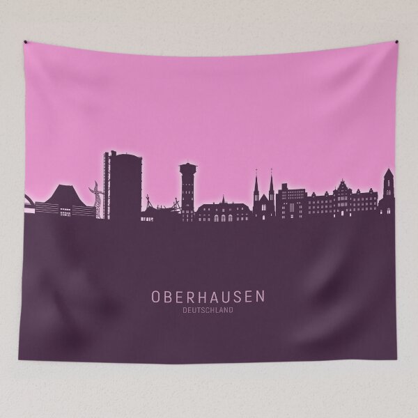 Item preview, Oberhausen Germany Skyline designed and sold by ArtPrints.