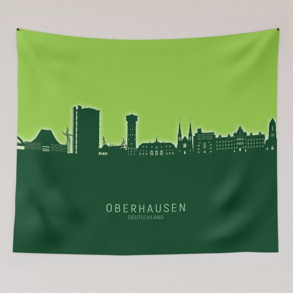 Item preview, Oberhausen Germany Skyline designed and sold by ArtPrints.
